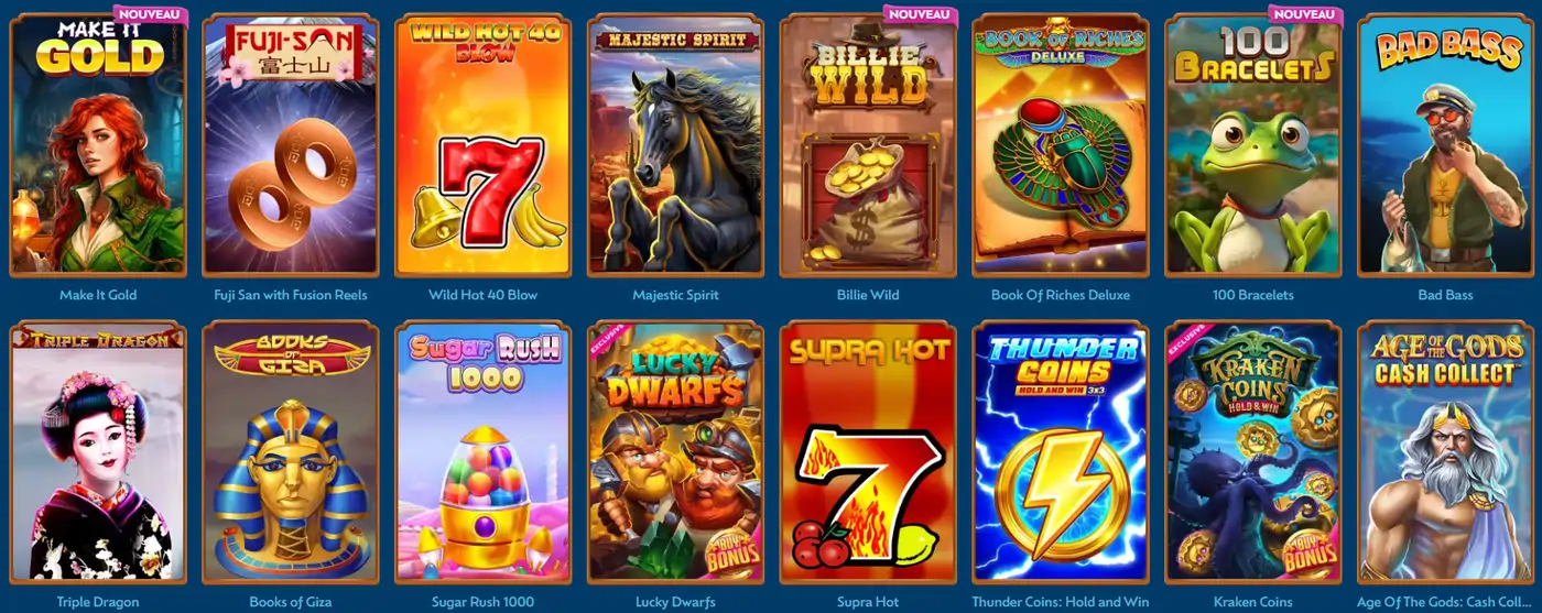 Winbay Casino Machines Tous Les Jeux